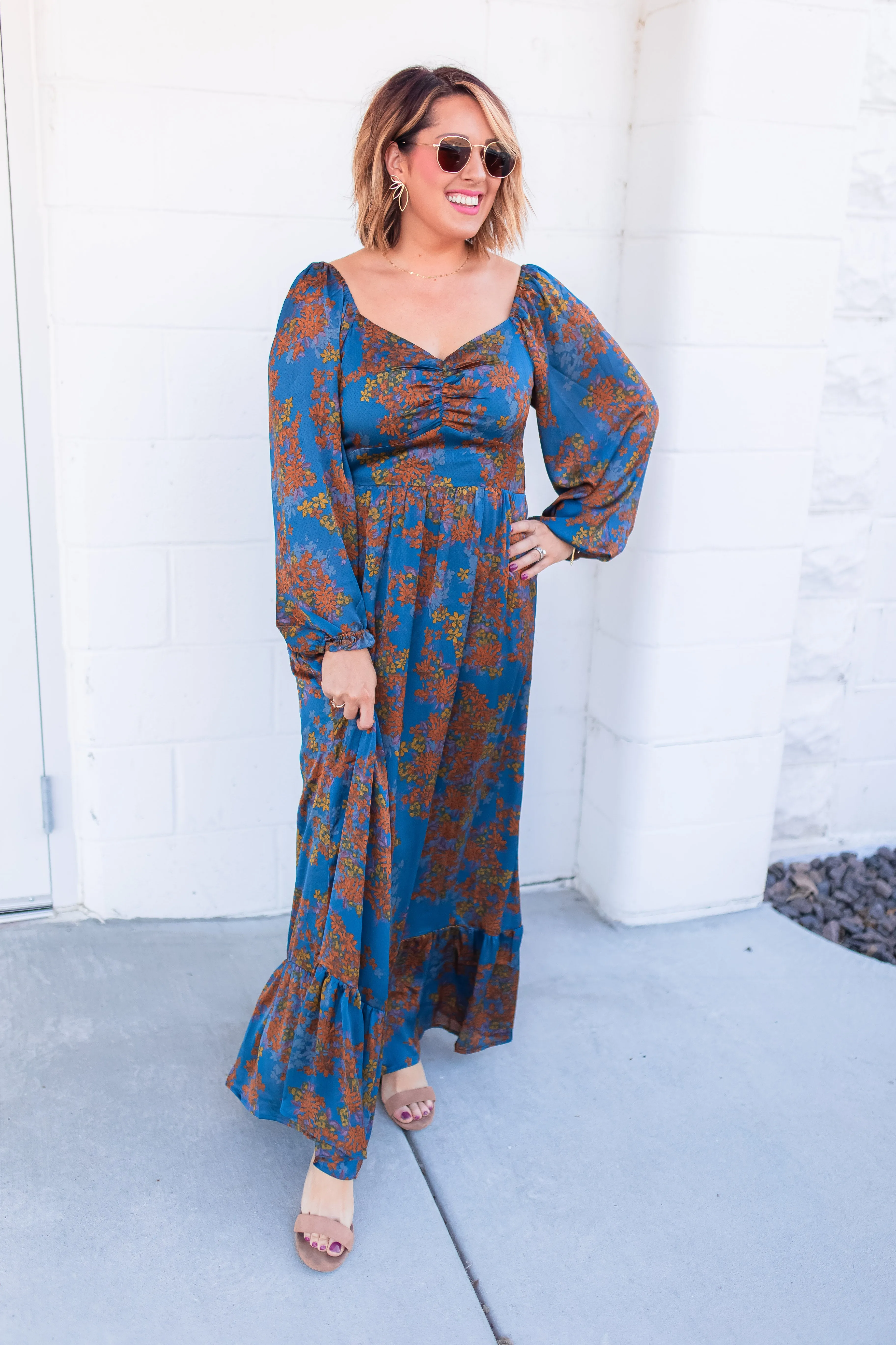 The Fall Floral Dreamer Maxi Dress