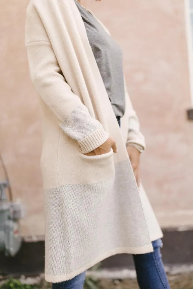 Uptown Cardigan in Oatmeal