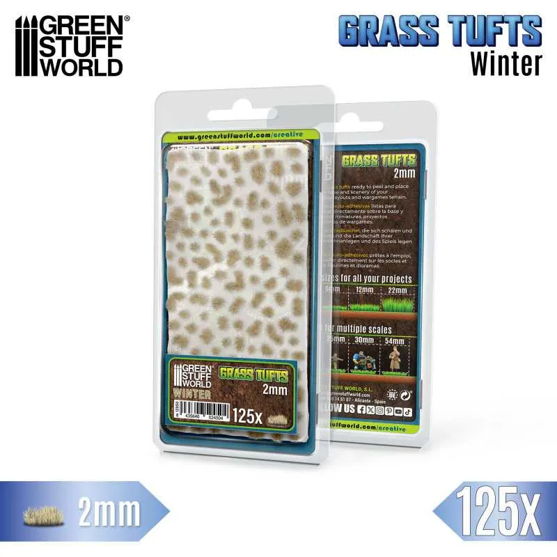 Winter 2mm Static Grass Tufts - GSW