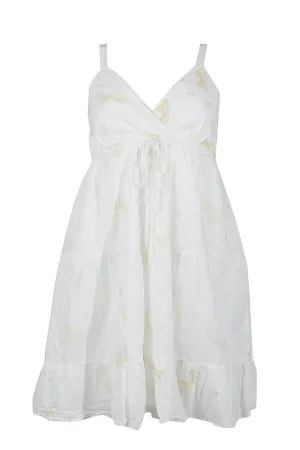 Women Dusty Rose Print Dress - Areta Dress