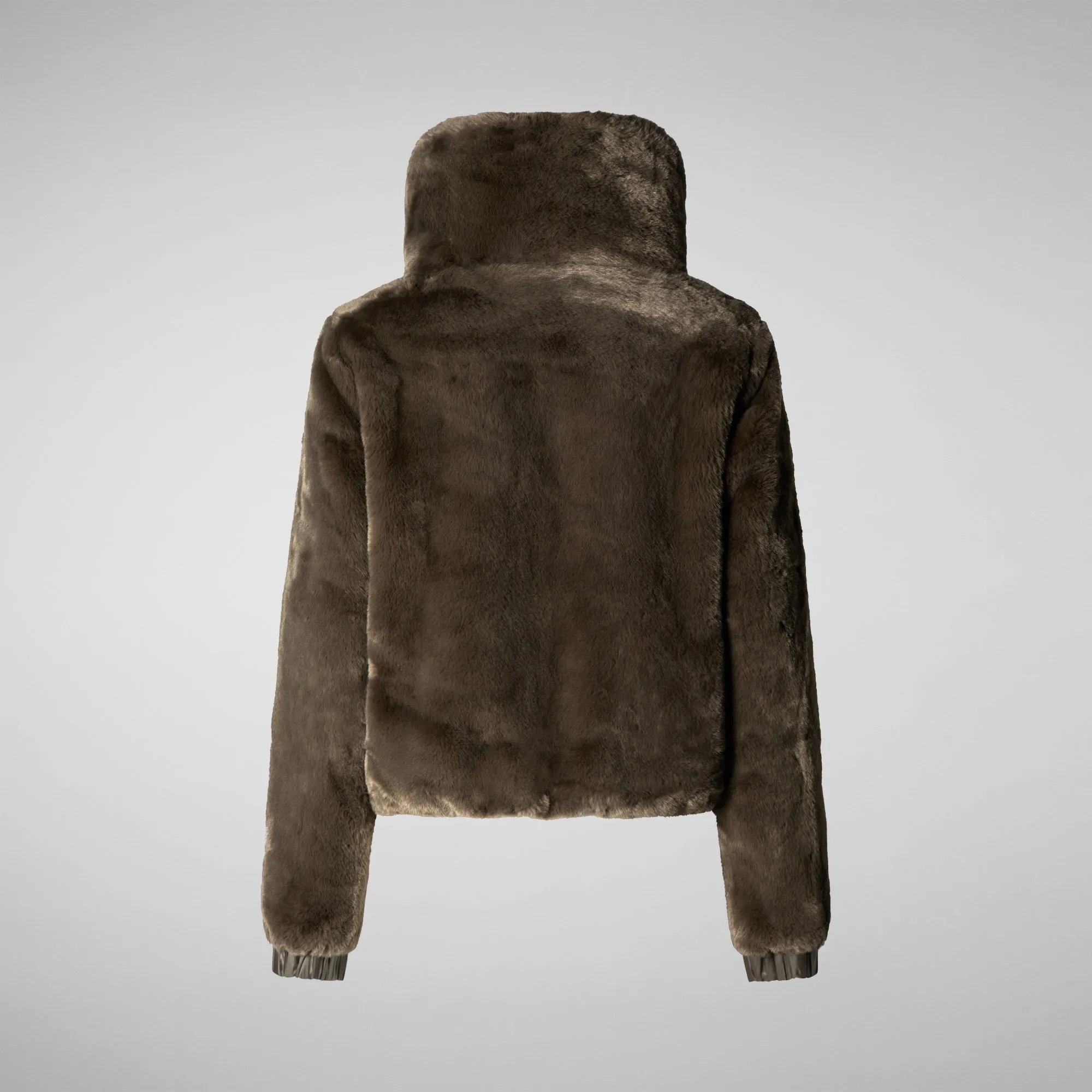 Women's jacket jeon in mud grey