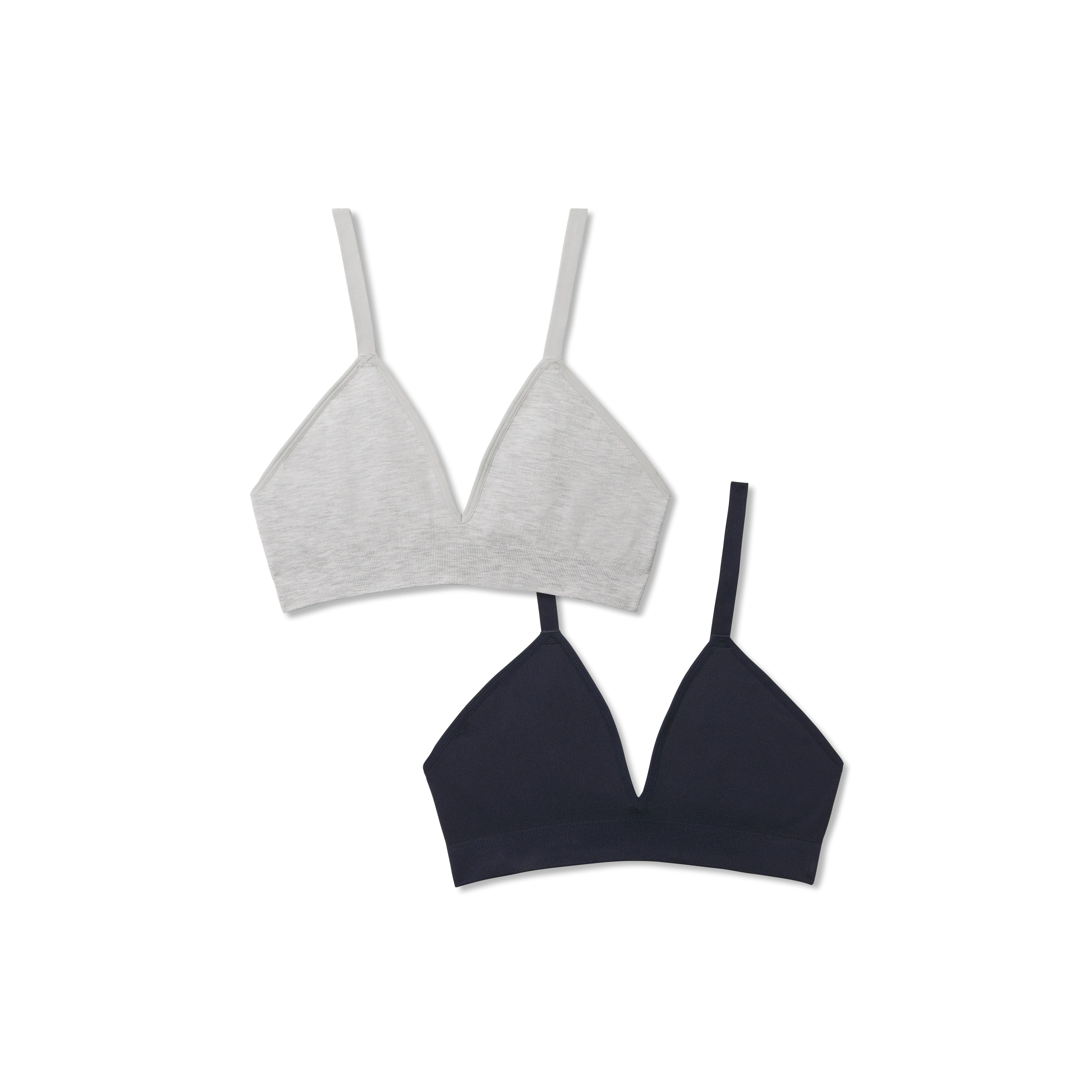 Women's Seamless Triangle Bralette 2-Pack