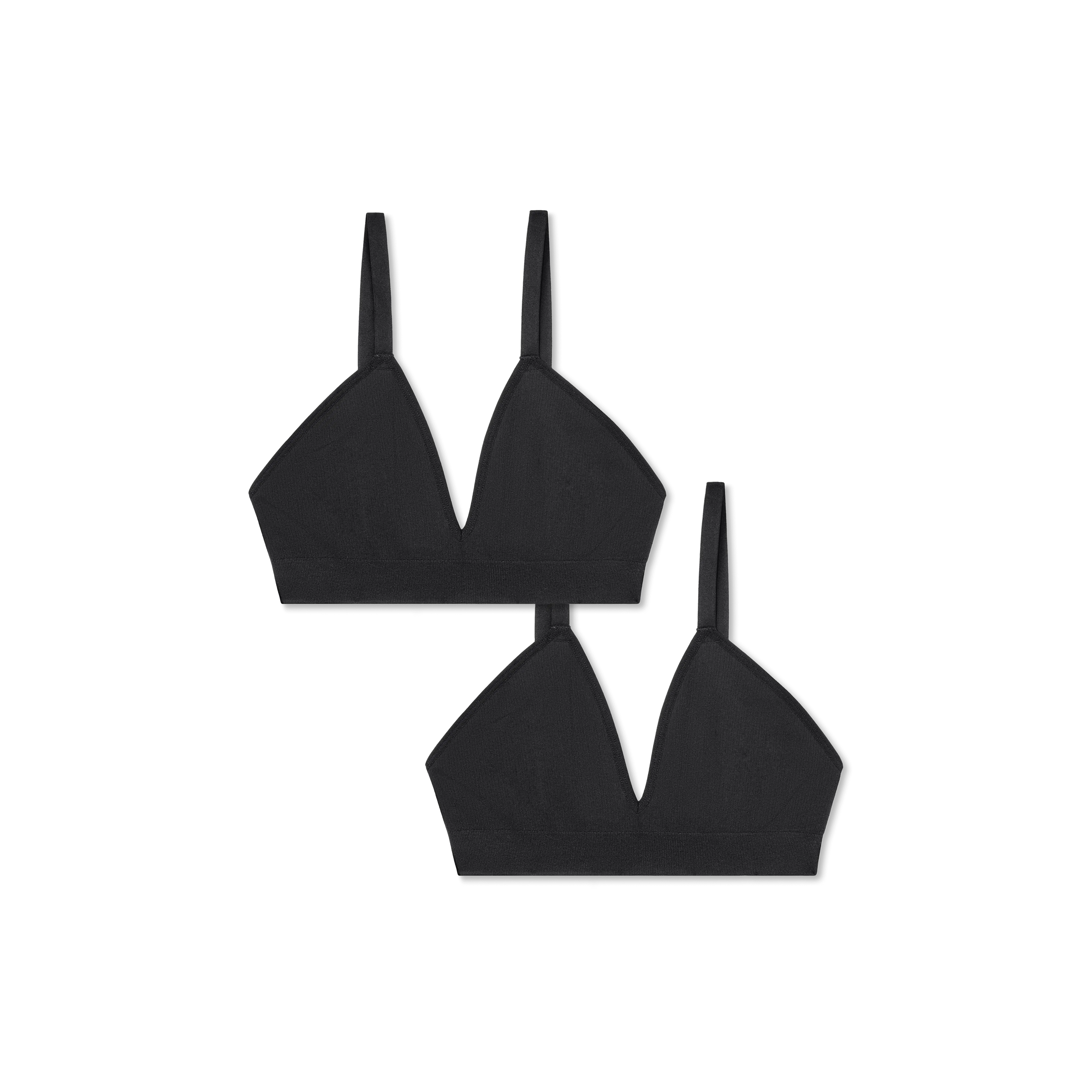 Women's Seamless Triangle Bralette 2-Pack