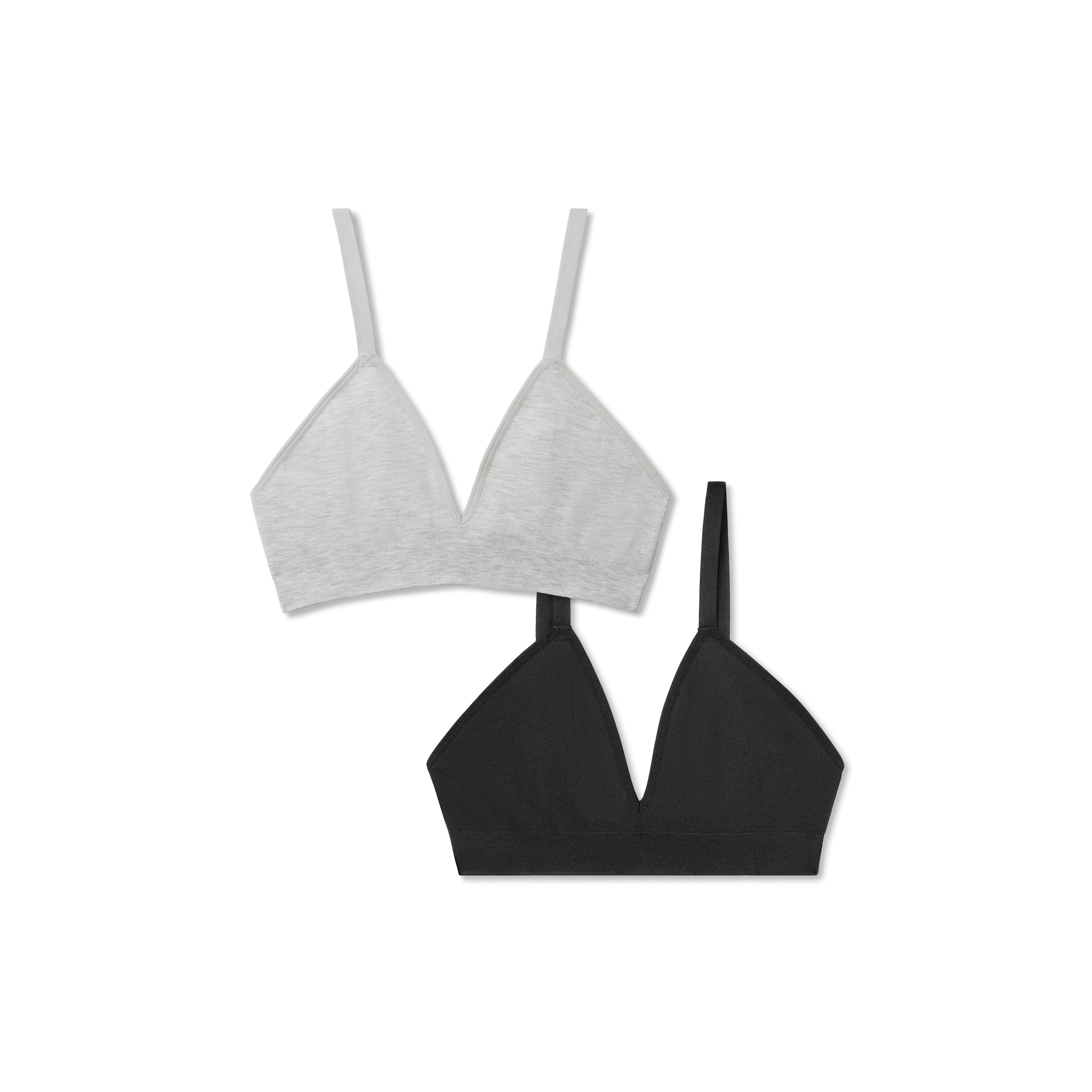 Women's Seamless Triangle Bralette 2-Pack