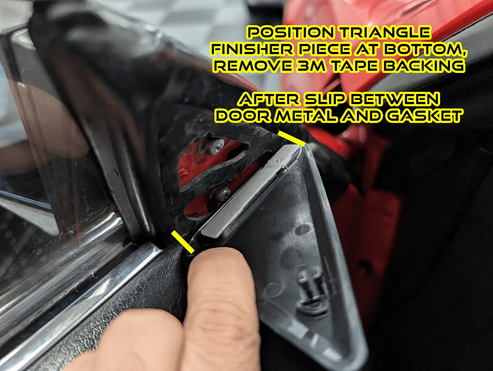 ZSPEC Z31 300zx Door Side-Mirror Interior Trim Covers, Black, Left & Right Side