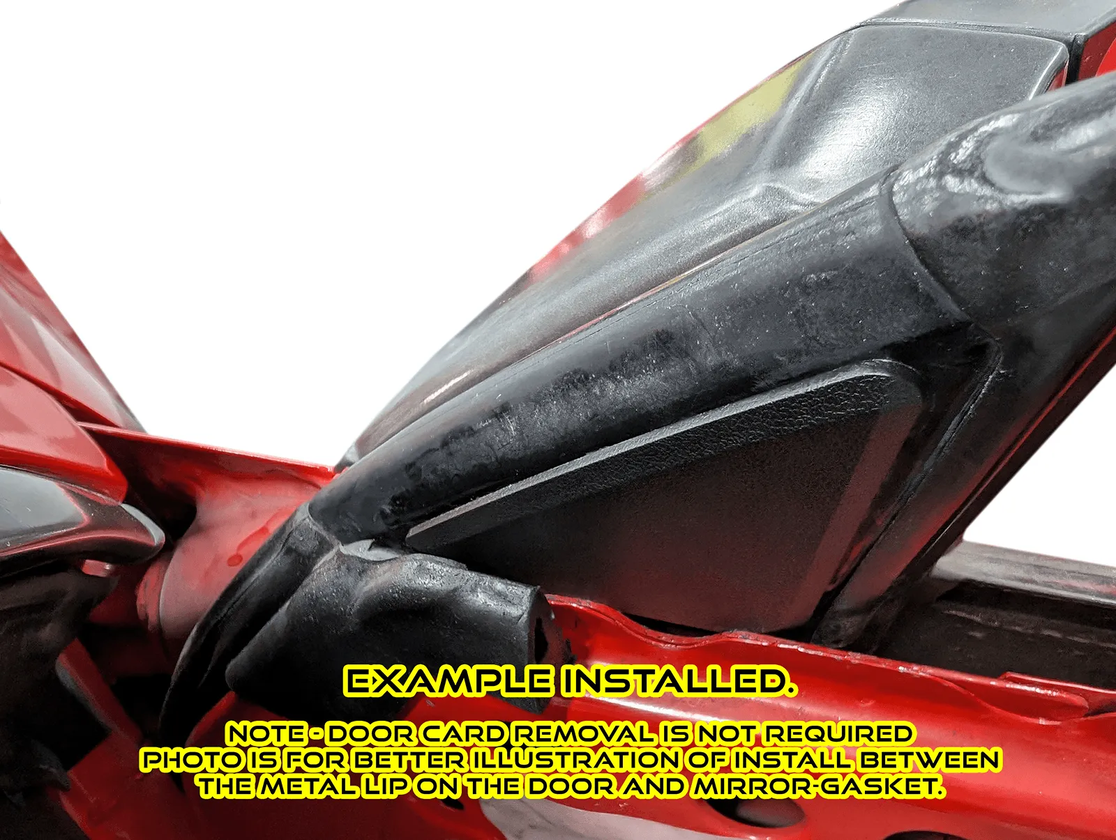 ZSPEC Z31 300zx Door Side-Mirror Interior Trim Covers, Black, Left & Right Side